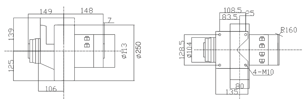 KAD75-DC0.75KW直流電動叉車驅動輪