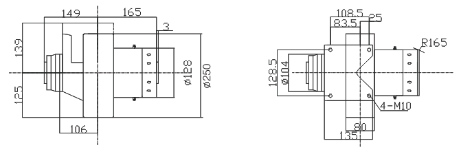 KAD75-DCW直流臥式電動叉車驅動輪