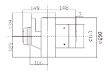 KAD75-DCY永磁有刷電動叉車驅動輪價格