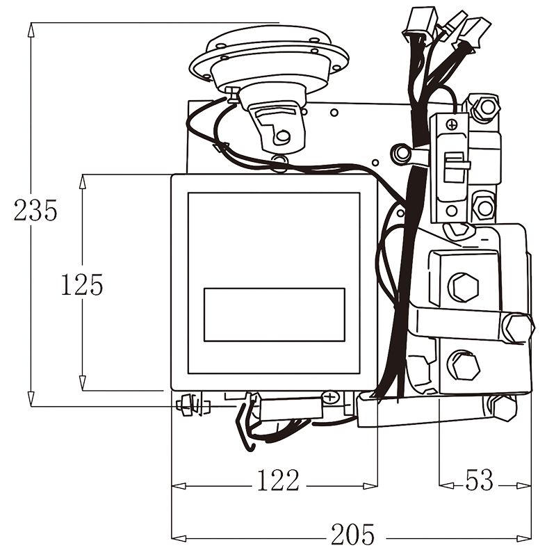 KAYOND-1207直流電機電動叉車控制器