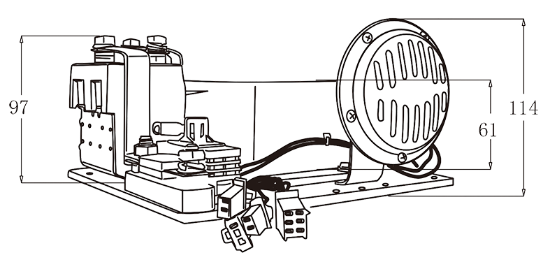 KAYOND-1207直流電機叉車控制器