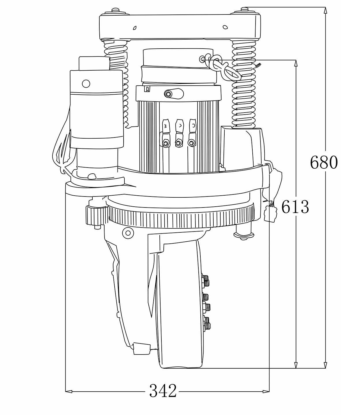 KAD15-ACLD立式電轉向驅動輪